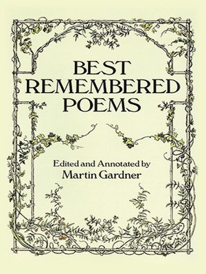 cover image of Best Remembered Poems